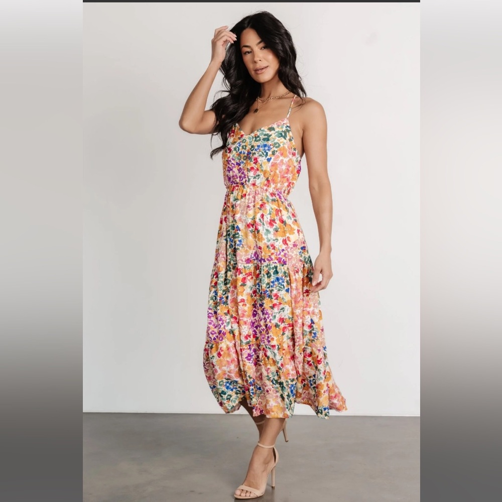 Baltic born midi floral dress